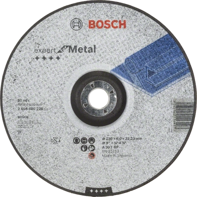 BOSCH 230x22,23mm brusný kotouč na kov Expert for Metal (6 mm)