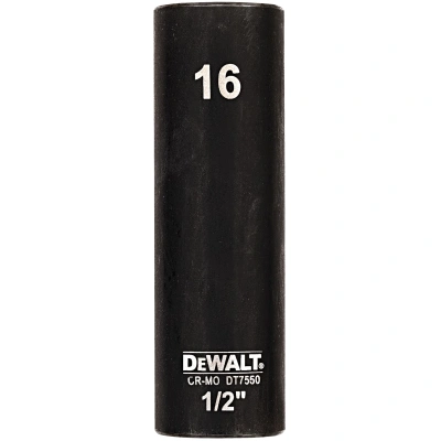 DeWALT DT7550 1/2 prodloužená nástrčná hlavice 16 x 78 mm