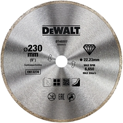 DeWALT DT40207 230x22,23mm DIA kotouč pro suché řezání tvrdých materiálů