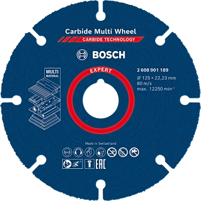BOSCH Expert 125x22,23mm univerzální řezný kotouč Carbide Multi Wheel