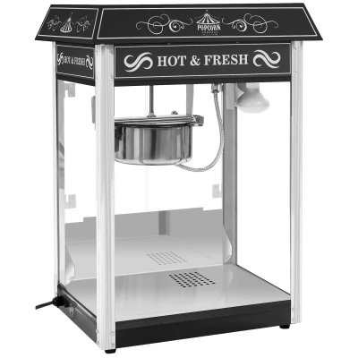 Stroj na popcorn černý americký design - Stroje na popcorn Royal Catering