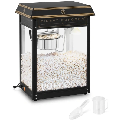 Stroj na popcorn černo-zlatý - Stroje na popcorn Royal Catering
