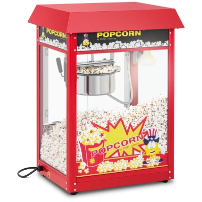 Stroj na popcorn retro design 150 / 180 °C červený - Stroje na popcorn Royal Catering