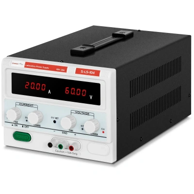 Laboratorní zdroj 0–60 V 0–20 A DC 1,200 W 4místní LED displej - Laboratorní zdroje napájení Stamos Soldering