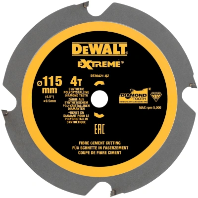 DeWALT DT20421 115x9,5mm (4Z) pilový kotouč na cementovláknité desky