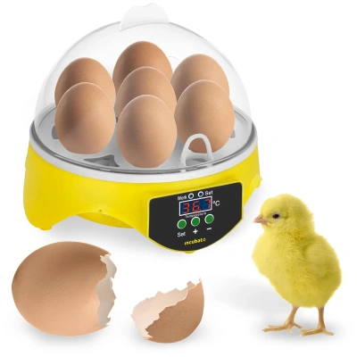 Umělá líheň 7 vajec včetně prosvěcovačky - Umělé líhně incubato