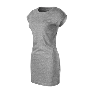 Malfini Freedom 178 šaty dámské tmavě šedý melír
