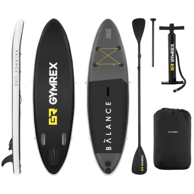 Nafukovací stand up paddleboard sada 135 kg 305 x 79 x 15 cm - Vodní sporty Gymrex