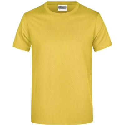 James & Nicholson 0790 Tričko pánské krátký rukáv žlutá  XL