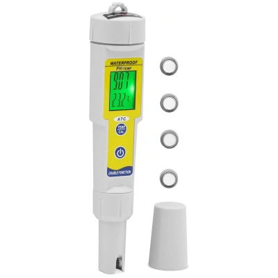 Měřič pH s teplotou LCD 0-14 pH / teplota 0 50 °C - Měřiče životního prostředí Steinberg Systems