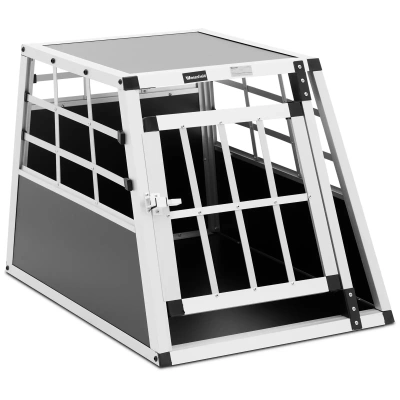 Přepravní box pro psa hliník sešikmený tvar 55 x 70 x 50 cm - Potřeby pro domácí mazlíčky Wiesenfield