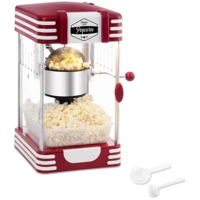 Stroj na popcorn 50. léta retro design červený - Stroje na popcorn bredeco