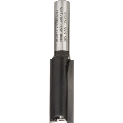 BOSCH 12x31,5mm drážkovací fréza s přesahem Standard for Wood (stopka 8 mm)