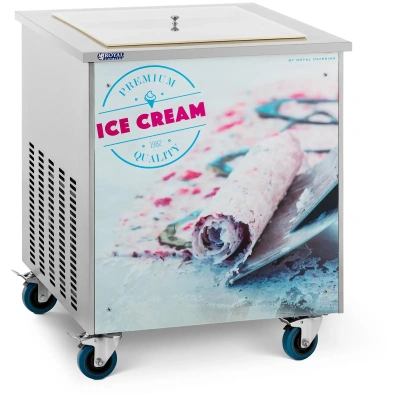 Stroj na rolovanou zmrzlinu 50 x 50 x 2,5 cm - Stroje na rolovanou zmrzlinu Royal Catering
