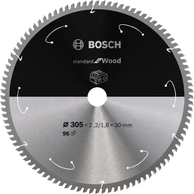 BOSCH 305x30mm pilový kotouč na dřevo Standard for Wood (96 zubů)